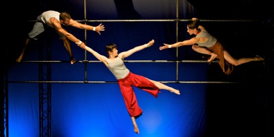 Aerial theatre by Ockhams Razor (Not Until We are Lost). 20-24 October 2012. Nuffield Theatre, Lancaster.