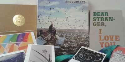 Collection of Books, Postcards and Crafts from the Peter Scott Gallery Shop at Lancaster University